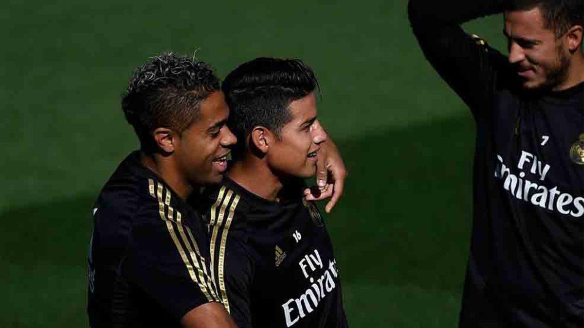 Isco, en un entrenamiento del Real Madrid