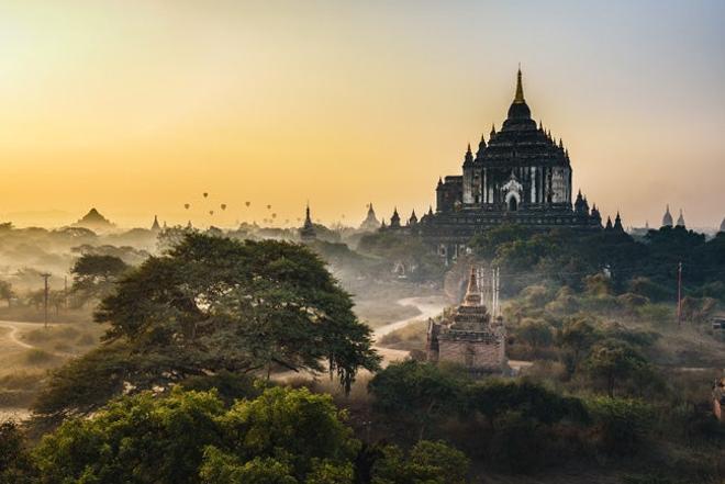 Templo de Thatbyinnyu, Bagan, Myanmar