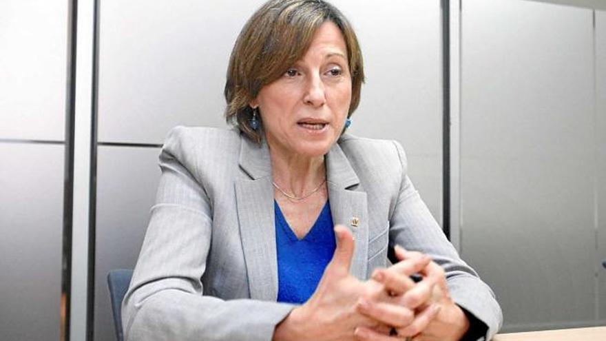 La presidenta del Parlament, Carme Forcadell