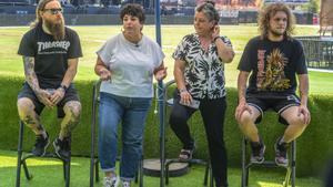 SANTA COLOMA DE GRAMENET. 26.06.2025 Barcelona Rock Fest. Rueda de prensa con la alcadesa de Santa Coloma de Gramenet, Mireia González Sáez en el Parc de Can Zam. FOTO FERRAN SENDRA