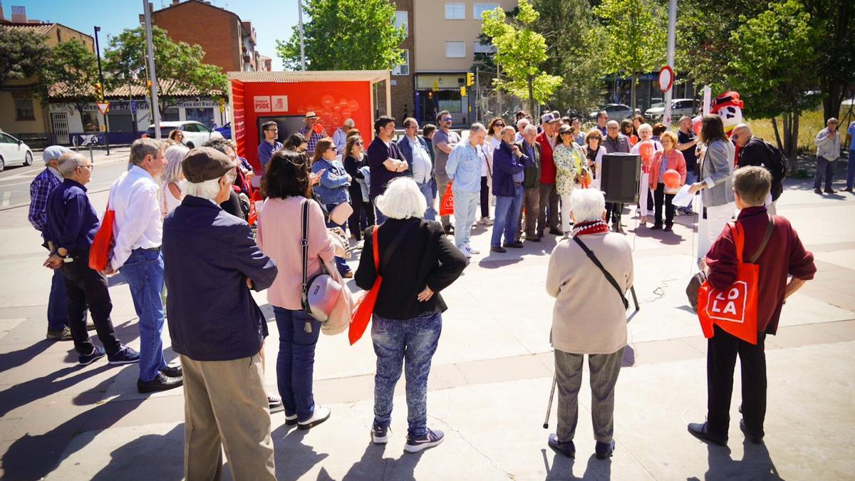 La candidata del PSOE a la Alcaldía de Zaragoza, Lola Ranera.