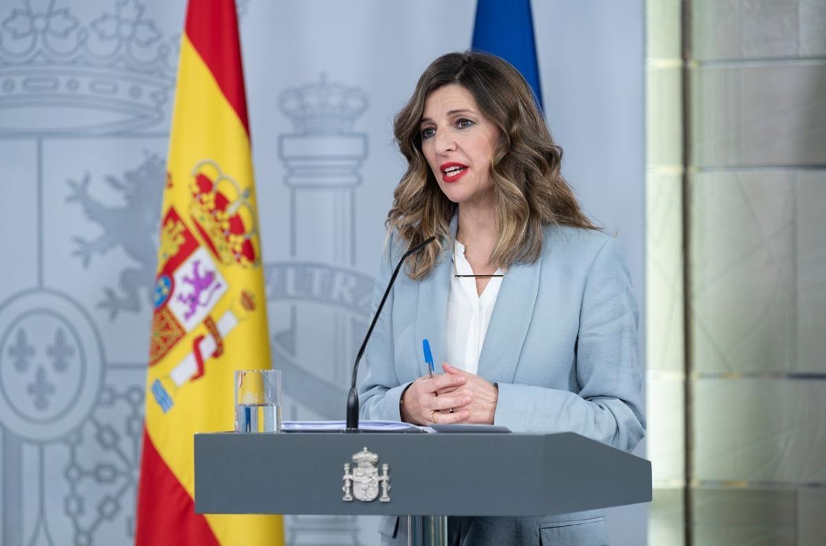 La ministra de Trabajo Yolanda Díaz