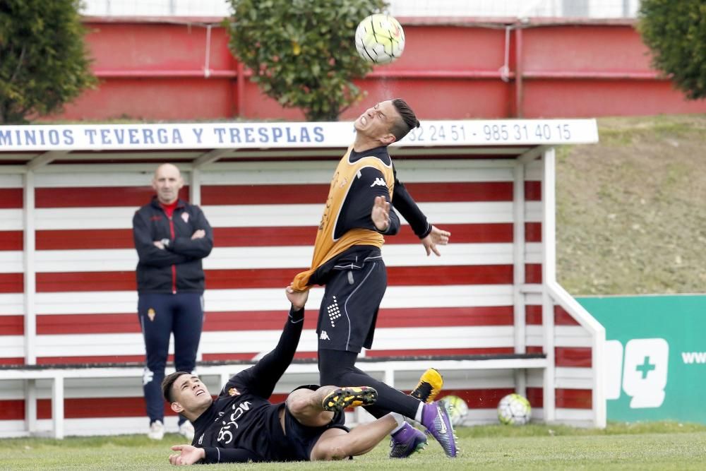 Entrenamiento del Sporting