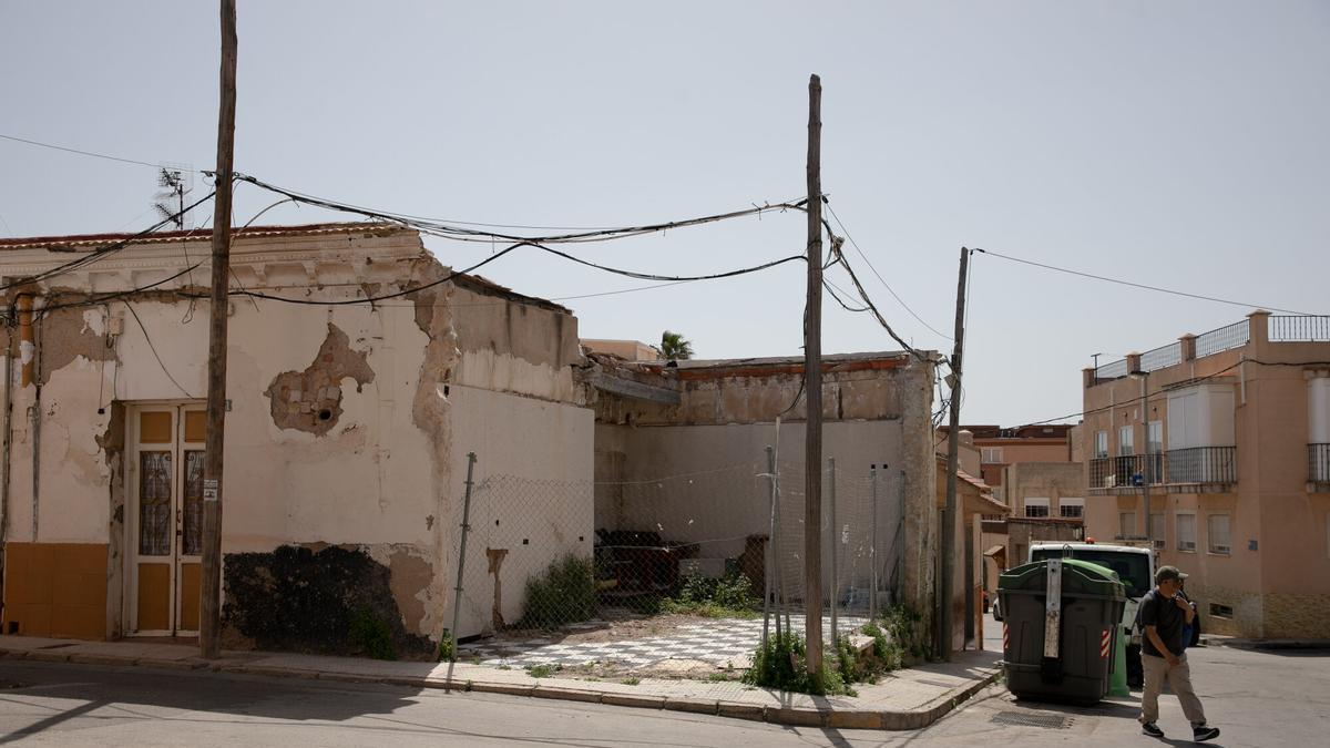 Imagen este jueves del barrio de San Antón en Cartagena