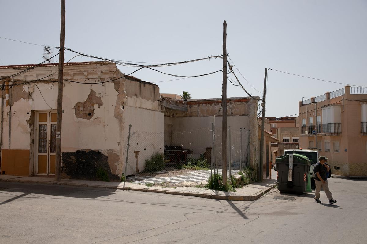 Imagen este jueves del barrio de San Antón en Cartagena