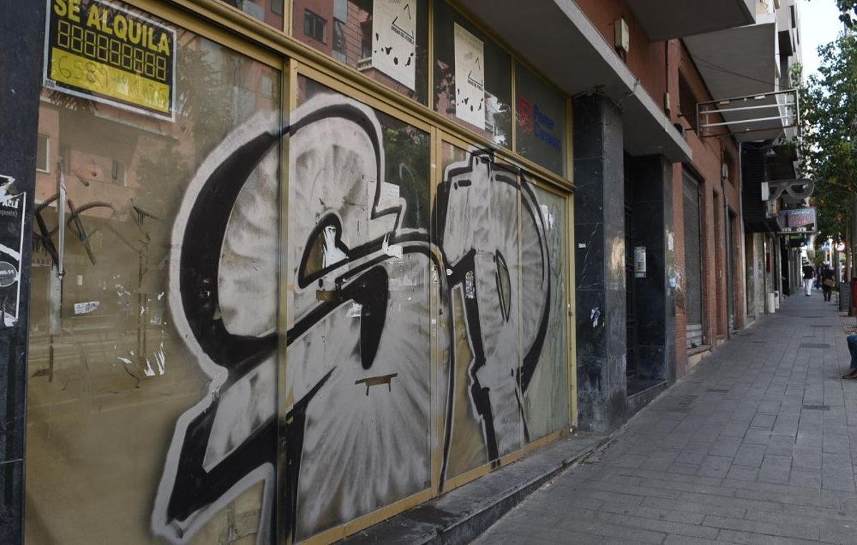 Cierre de un negocio en Santa Cruz de Tenerife