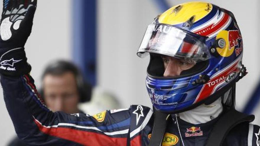 Webber logra su segunda &#039;pole&#039; y Alonso saldrá cuarto en Alemania