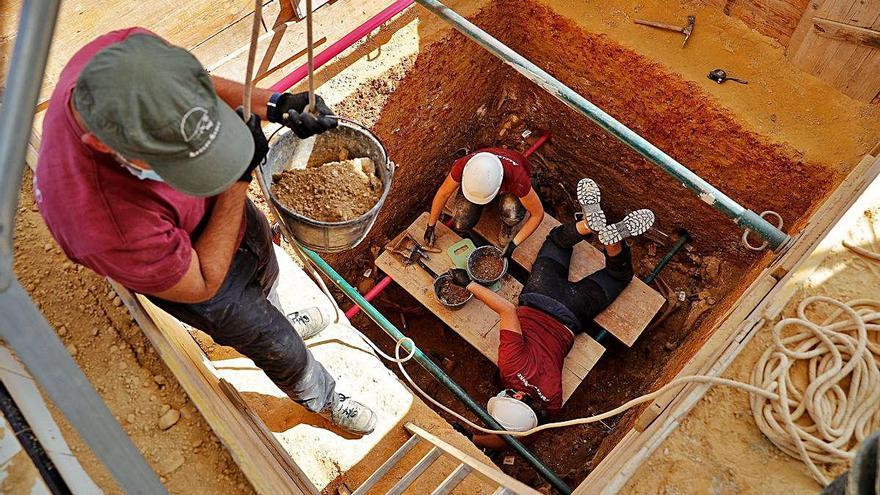 Los trabajos de excavación en la fosa 111 se iniciaron el pasado mayo en el cementerio de Paterna.