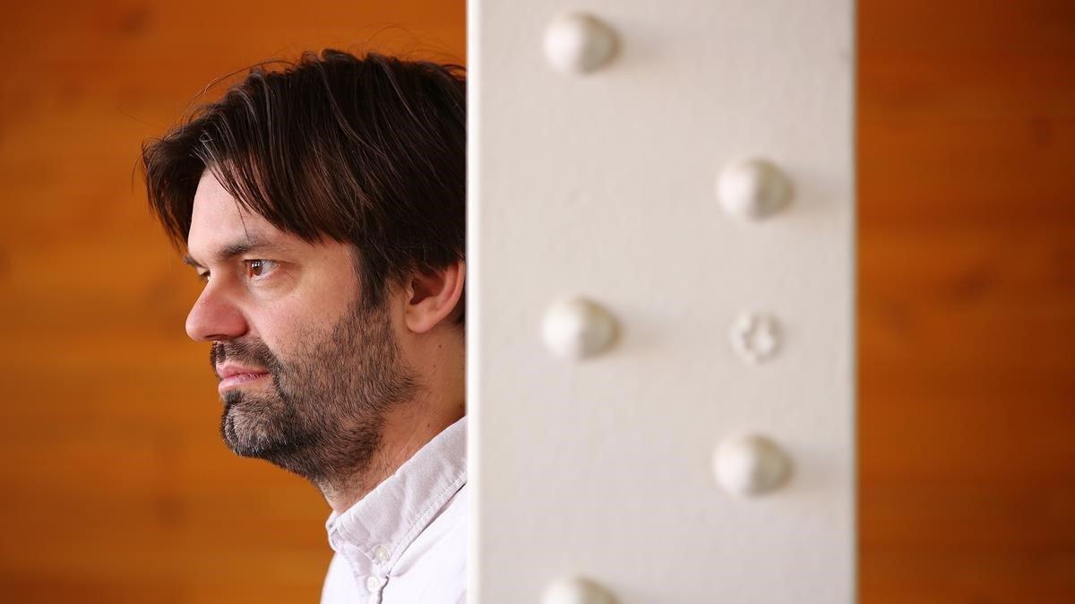 El dibujante belga Olivier Schrauwen, durante su visita al GrafCómic de Barcelona, este marzo. El dibujante belga Olivier Schrauwen, durante su visita al GrafCómic de Barcelona, este marzo.