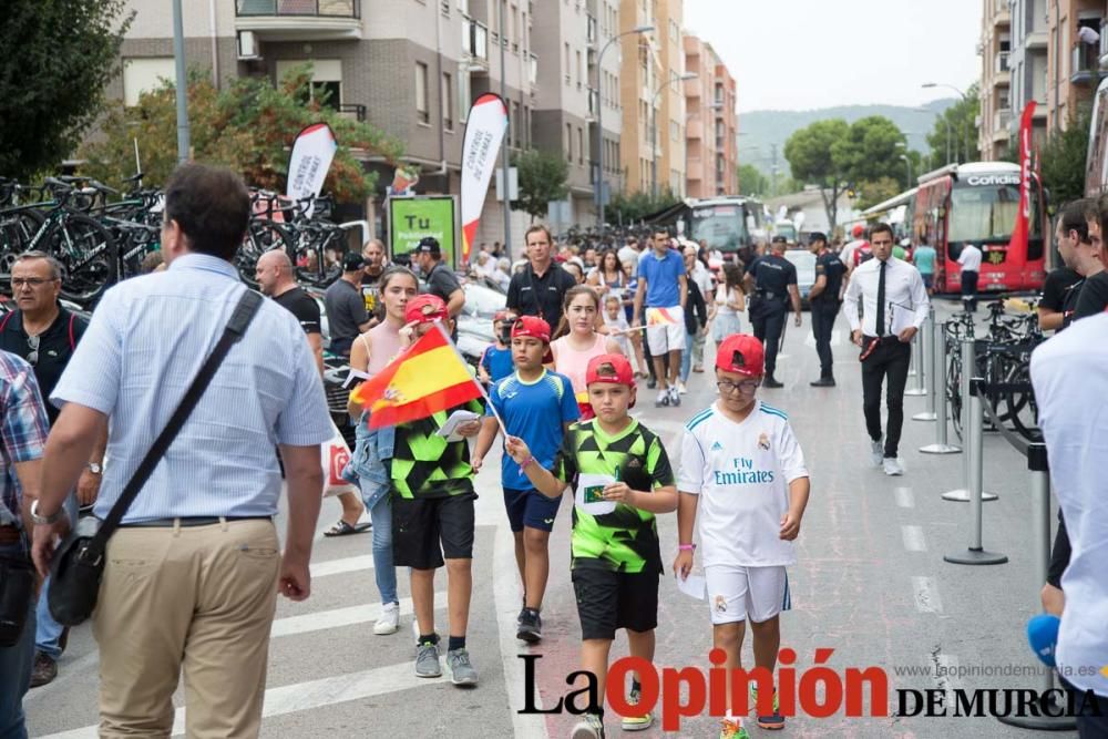 Vuelta ciclista a España: Salida en Caravaca