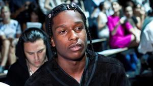 El rapero neoyorquino A$AP Rocky, ahora encarcelado en Estocolmo, en una imagen de archivo.