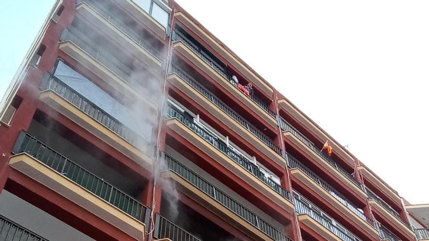 Incendio en un sexto piso de s&#039;Arenal de Llucmajor