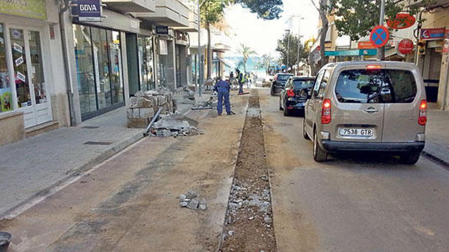 Die Arbeiten sind in vollem Gange