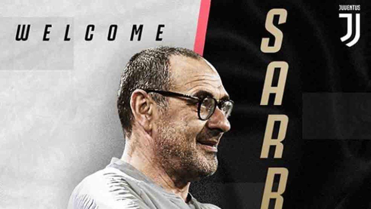 Sarri es el nuevo entrenador de la Juventus