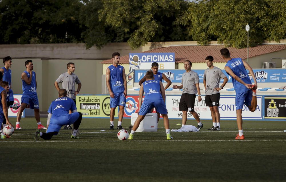 Primer entrenamiento del Atlético de Baleares