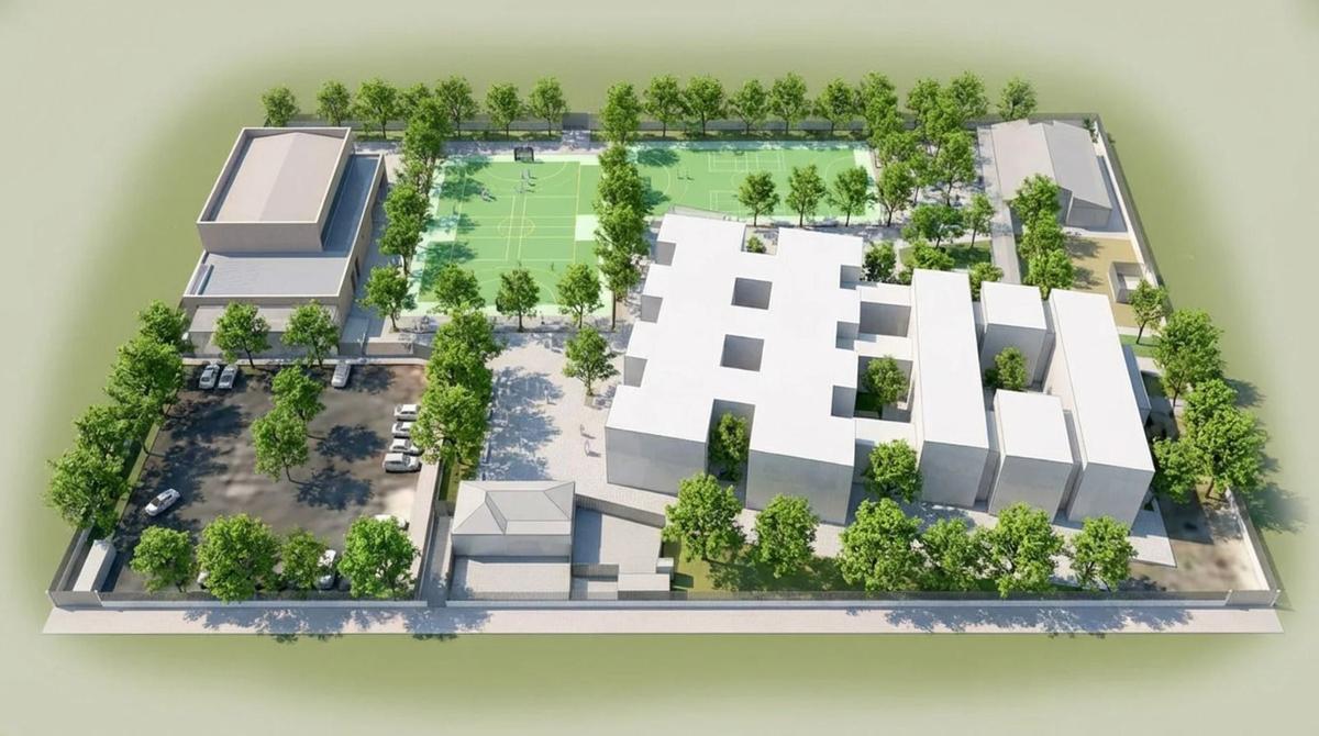 Diseño virtual del nuevo instituto Llopis Marí de Cullera.