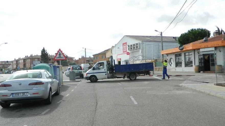 Calle La Solana, lugar donde se produjo la agresión que ha conmocionado a los vecinos de Morales.