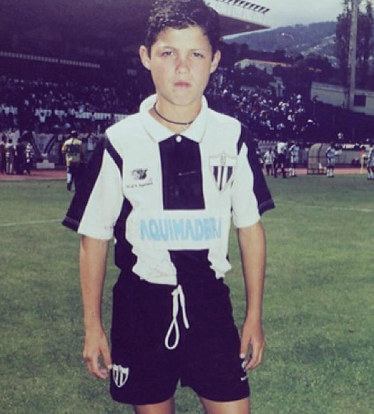 Cristiano Ronaldo de pequeño