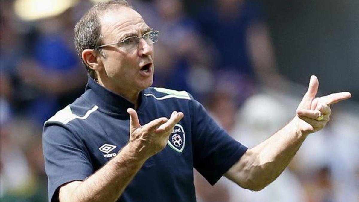 Martin O'Neill lamentó los dos goles consecutivos que encajó Irlanda