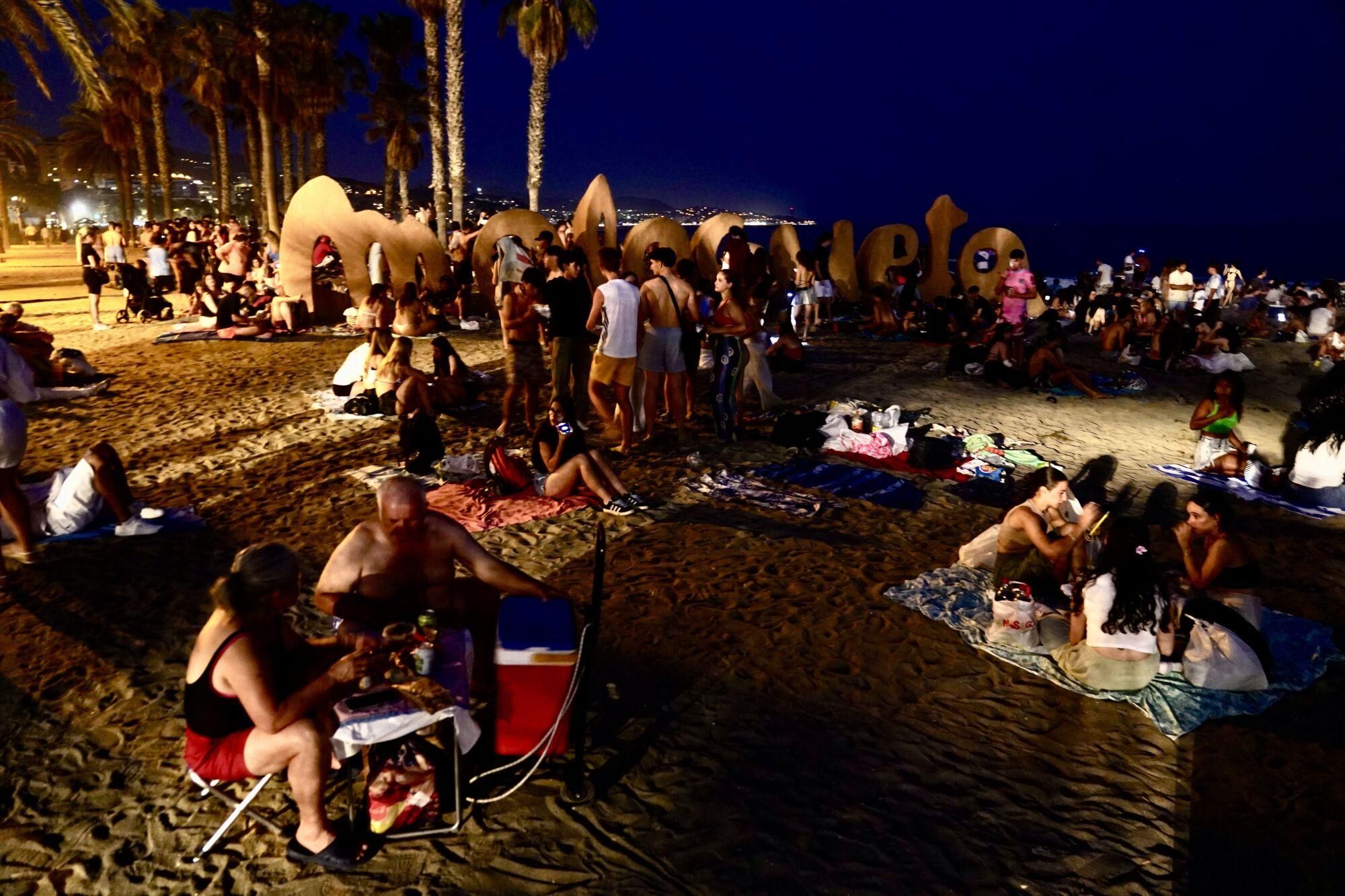 La Noche de San Juan en La Malagueta 