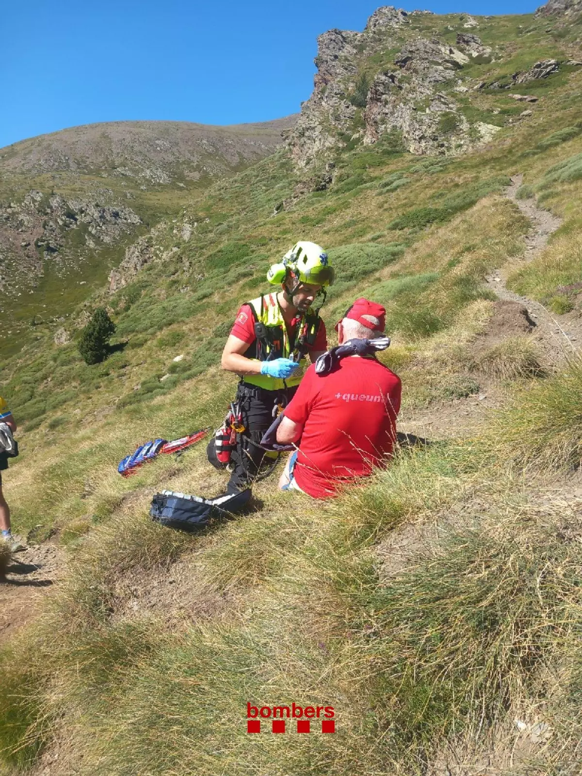 Rescaten un excursionista ferit mentre feia una ruta a Queralbs