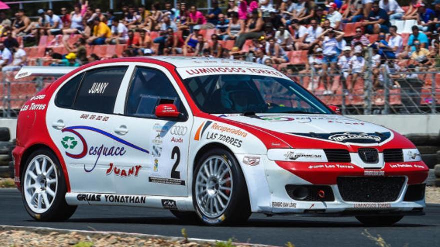 Seat León Supercopa con el que Juany Jorge se impuso en el circuito de Maspalomas.