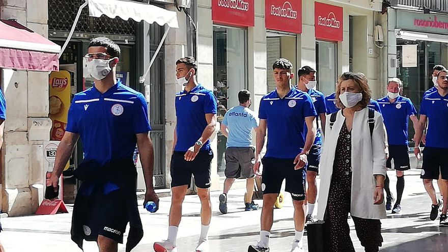 La selección de Luxemburgo pasea por Málaga antes de jugar contra Noruega