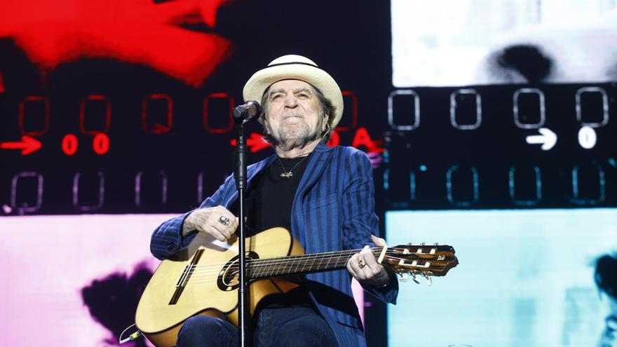 El mañana de Joaquín Sabina encandila en Zaragoza