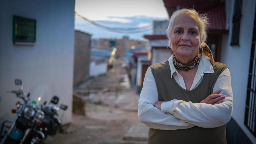 Paqui Yáñez, presidenta de la Asociación de Vecinos de Santa Engracia, Badajoz.