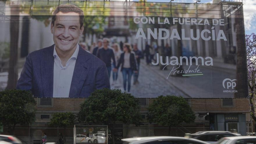 Mensajes tras el cartel electoral en las andaluzas: del presidencialismo de Moreno a la sanidad de Montero