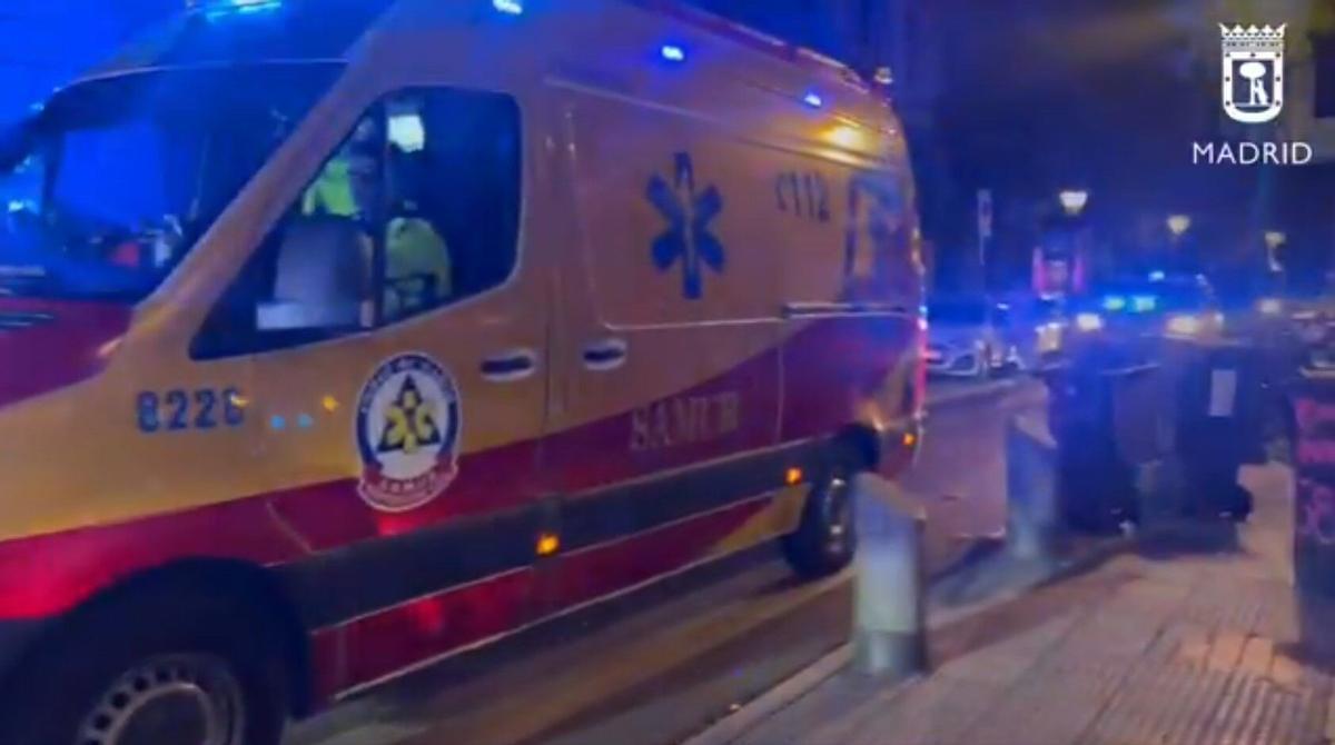 Una ambulancia de Samur Protección Civil.