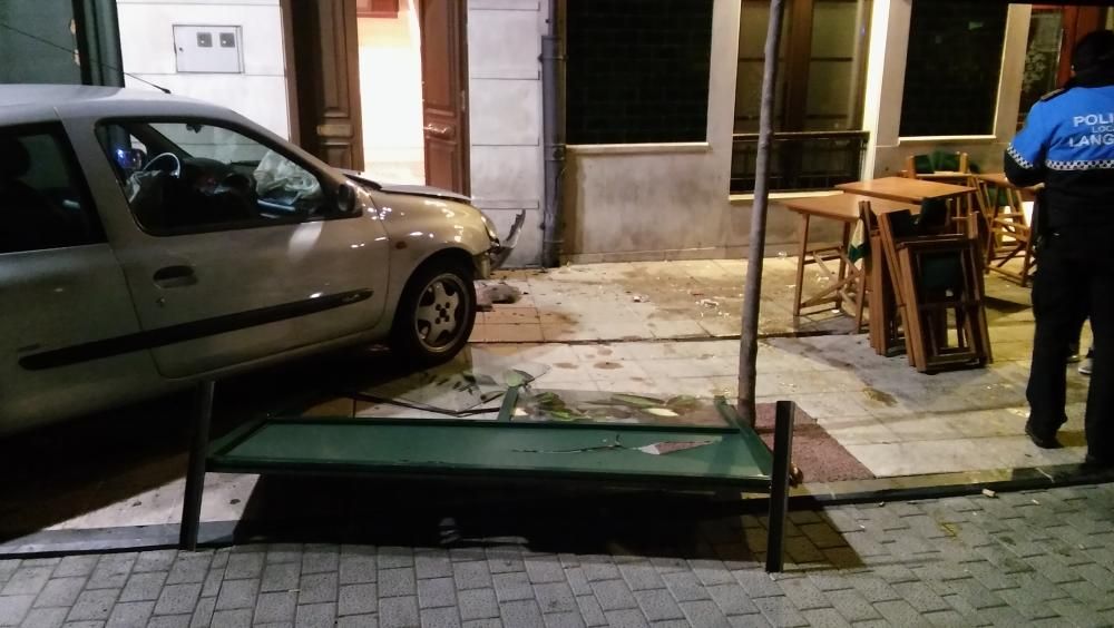 Accidente en el barrio de La Pomar