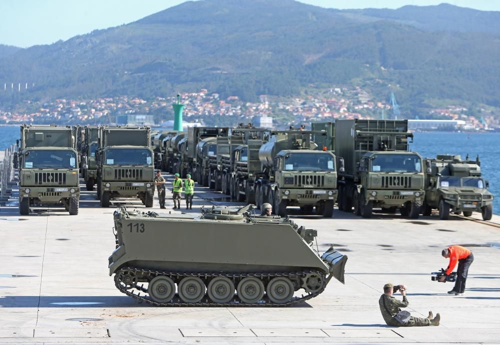 Desfile de acorazados desde Vigo rumbo al Báltico