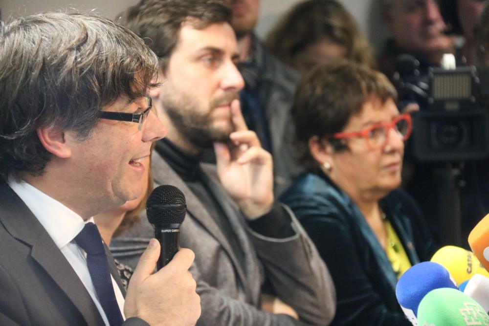 Compareixença de Carles Puigdemont a Brussel·les