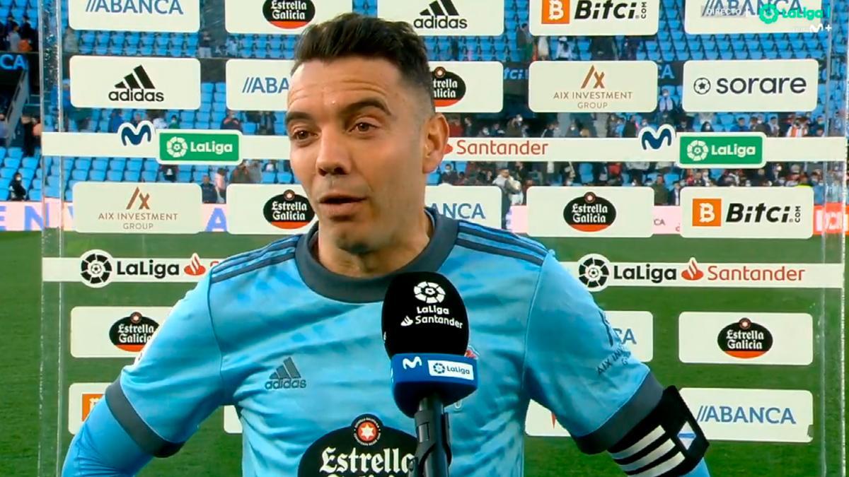 Iago Aspas: "Los dos primeros han sido penaltitos, el último no era"