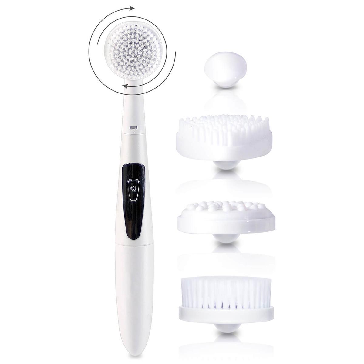 Cepillo facial limpiador, exfoliante y masajeador 4 en 1 de Rio