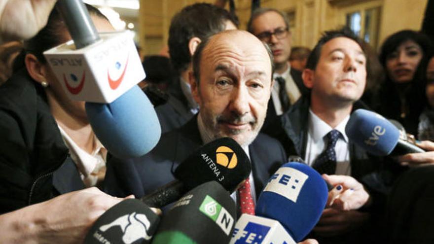 El líder del PSOE, Alfredo Pérez Rubalcaba.