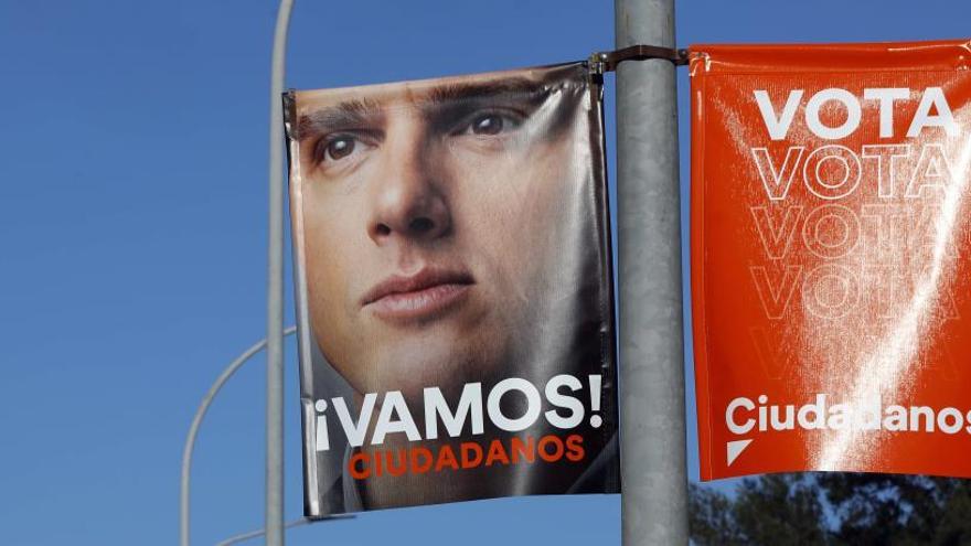 Cartel electoral en las últimas elecciones.