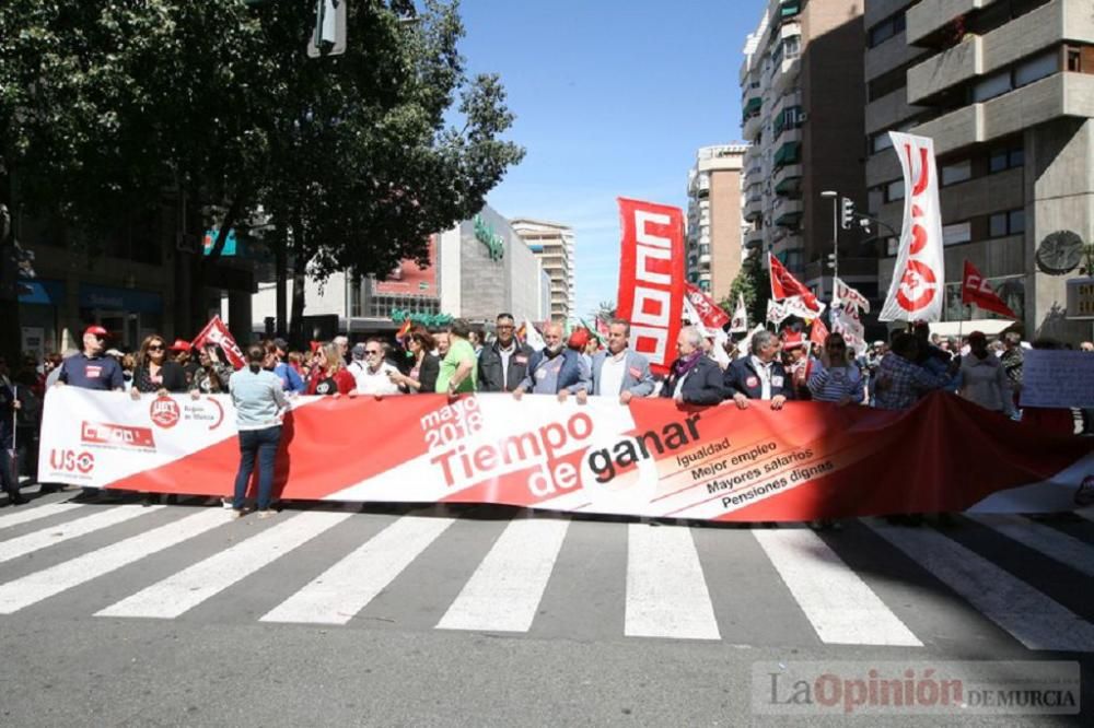 Manifestación del 1 de mayo en Murcia