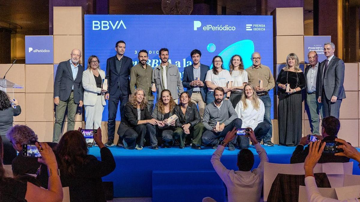 Imatge de la III edició dels Premis BBVA a la Innovació i la Sostenibilitat celebrada l'any passat.