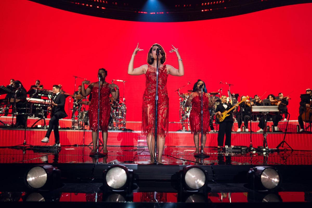 Concierto de Raye en el Palau Sant Jordi.