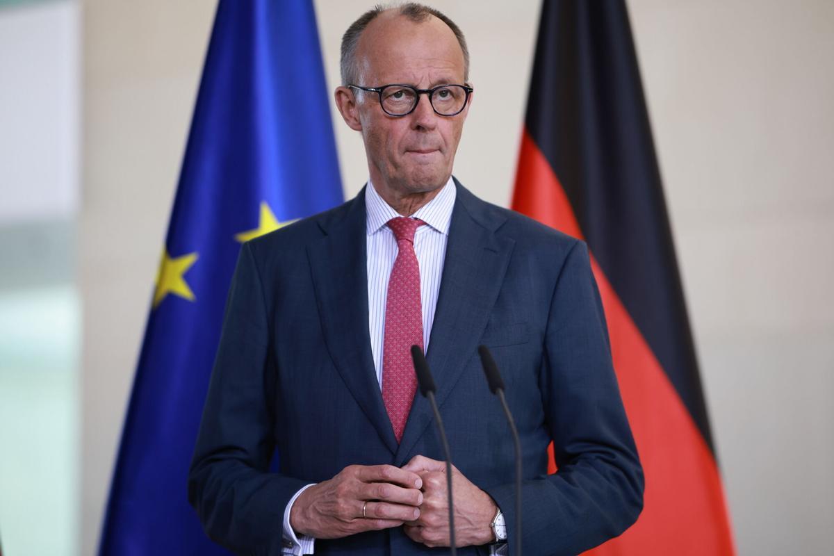 El canciller alemán, Friedrich Merz