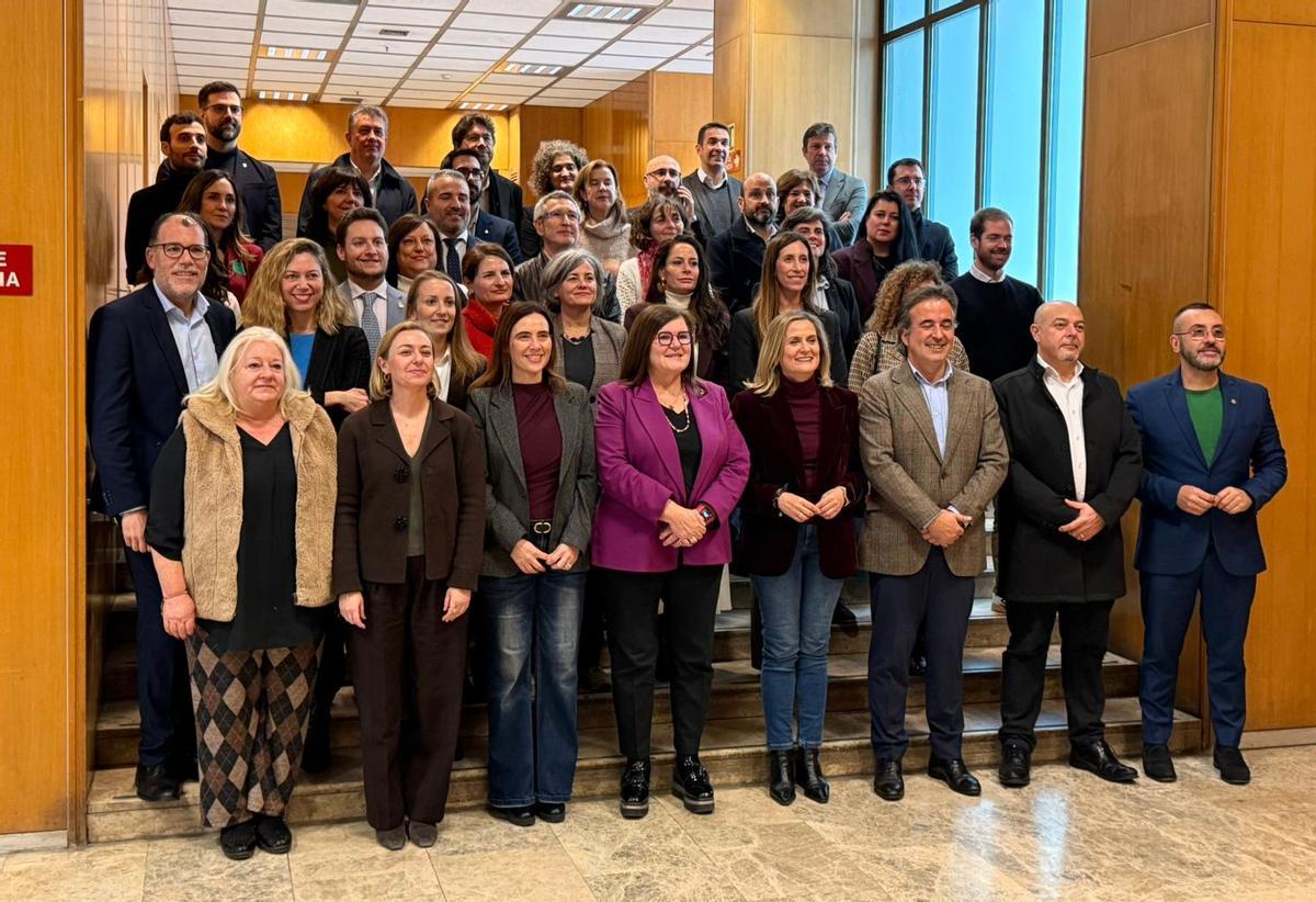 La regidora de Ontinyent Natàlia Enguix en la asamblea anual de la red Innpulso, en Madrid.