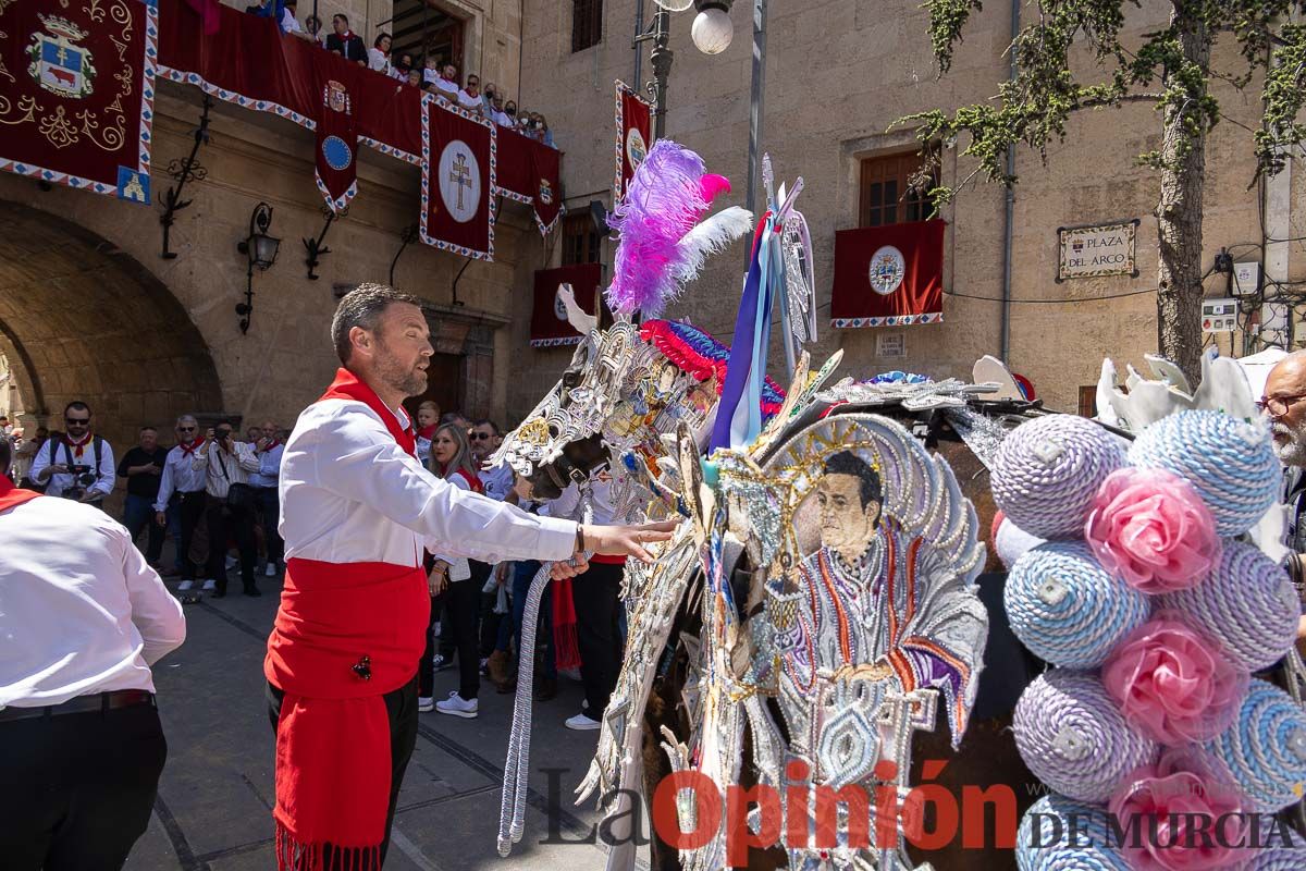 Recorrido Caballos del Vino día dos de mayo en Caravaca