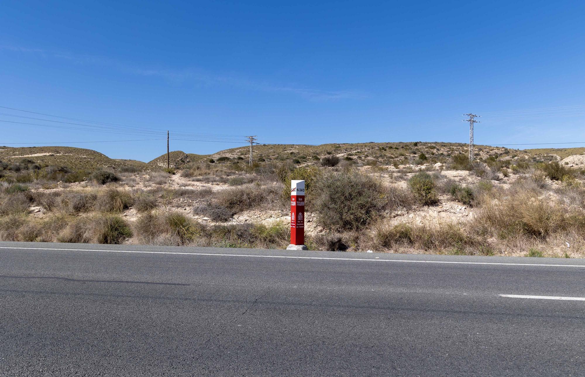 N-340, la carretera olvidada entre Alicante y Elche