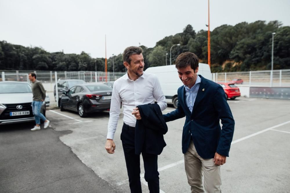 Presentació d'Unzué com a nou entredador del Girona