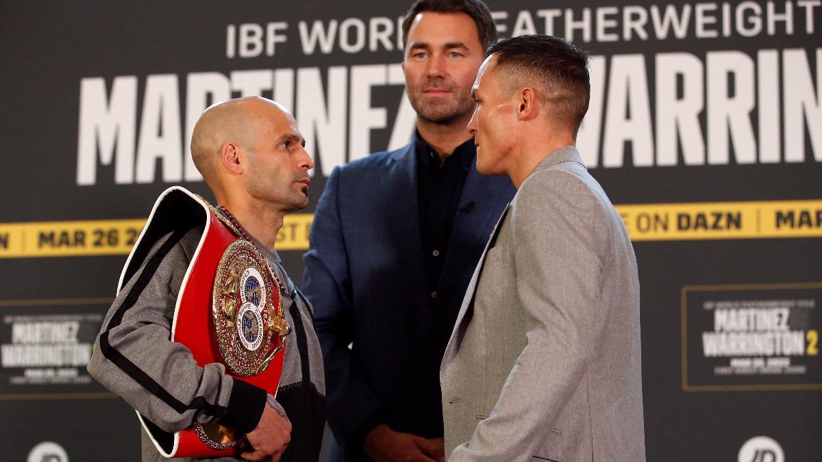 Kiko Martínez y Warrington, en un cara a cara previo