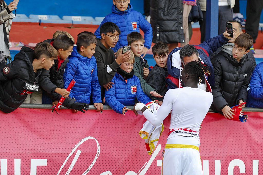 Encuentro de Copa del Rey entre el Rayo Vallecano y el Yeclano, en imágenes