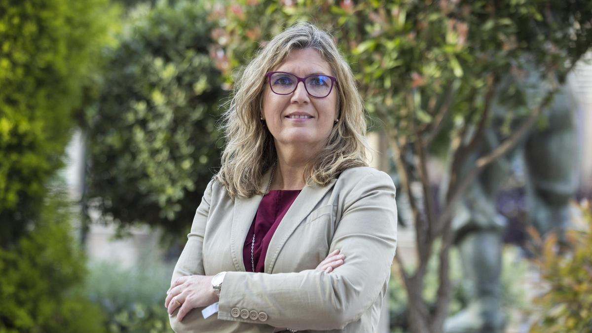 La secretaria de Política Social y Dependencia del PSPV-PSOE, María Victoria Garrido.