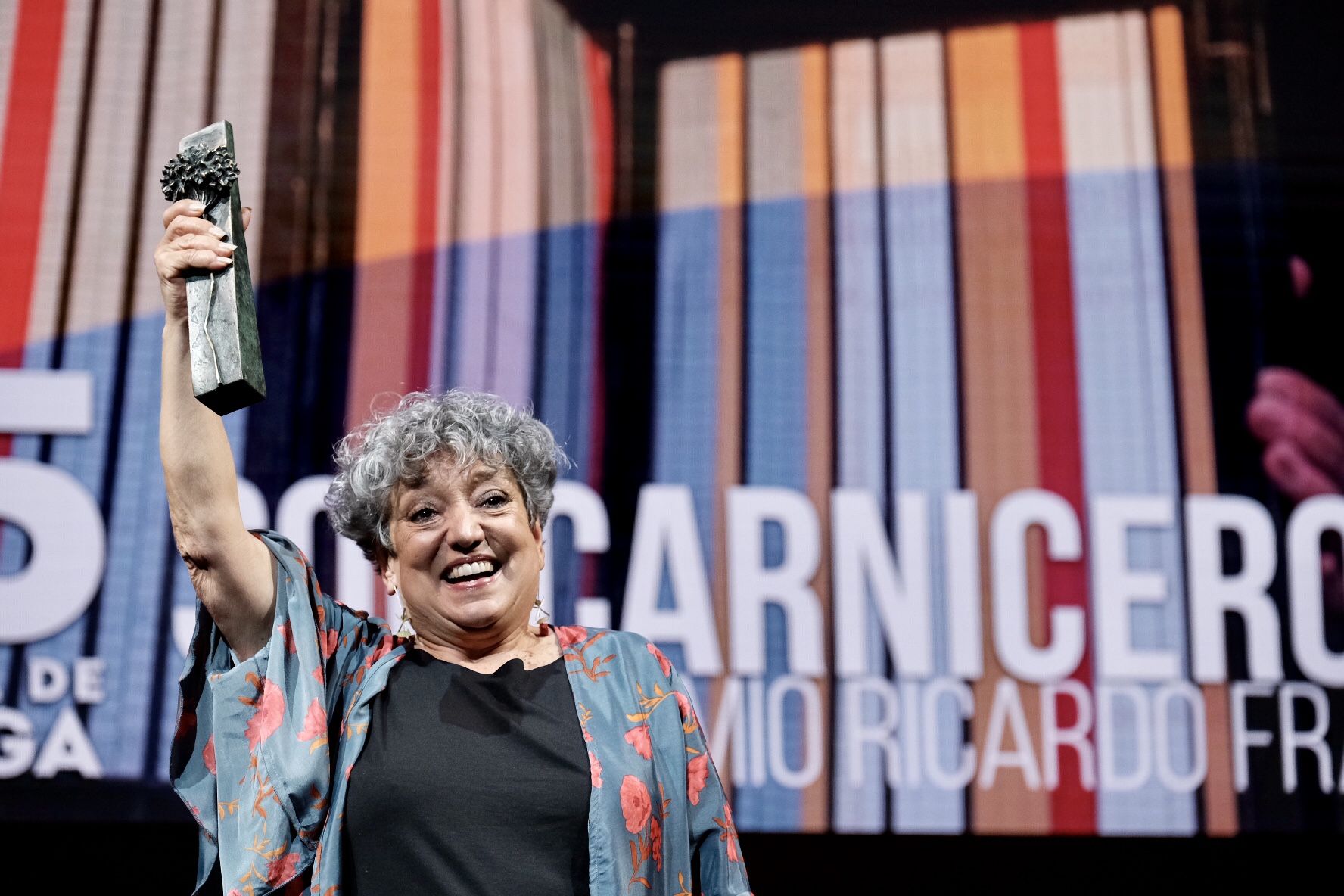 Sol Carnicero recibe el Premio Ricardo Franco del Festival de Málaga
